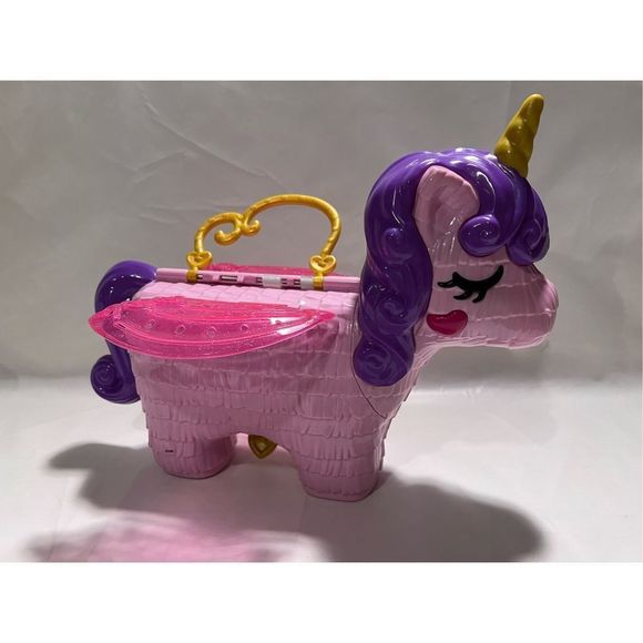 Polly Pocket Other - Polly Pocket Unicorn Travel Play Set Accessories Included